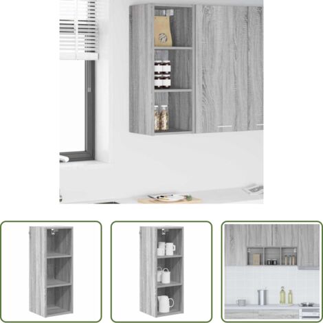 Armadio appeso -  Armadio pensile Grigio Sonoma 30 x 29,5 x 80 cm