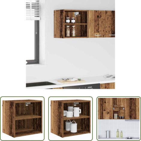 Armadio appeso -  Armadio pensile Legno vecchio 40 x 29,5 x 40 cm