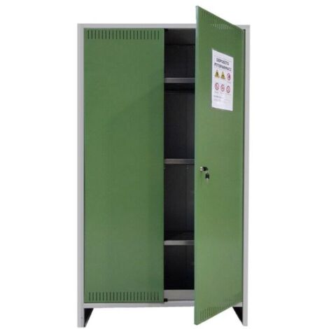 ARMADIO ARMADIETTO ALTO DEPOSITO FITOFARMACI PRATIKO CERTIFICATO 100x40xH180 cm