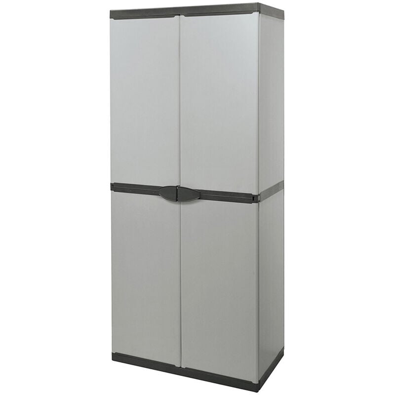 Idralite - Armadio Portascope Modulare Multiuso in Resina a 2 Ante Mongardi 68X39,5X168CM - 7810C04