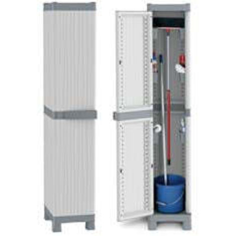 ARMADIO BASE 2350 WAVE 1 ANTA 6 VASCHETTE GRIGIO 35X43,8X181,8 CM