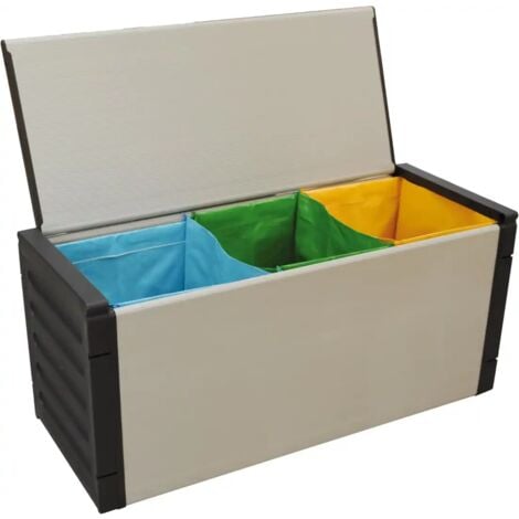 IDRALITE Armadio basso cassapanca porta sacchi porta bidoni per raccolta differenziata