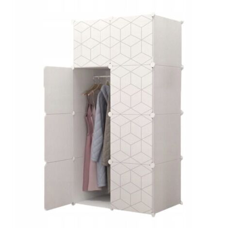 Armadio bianco 147x75x47 cm