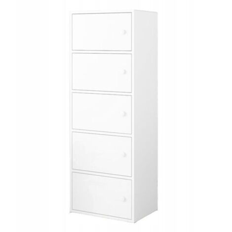Armadio, bianco 40x24x127 cm