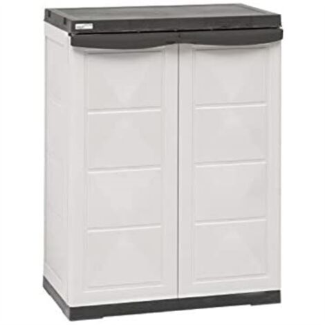 Armadio box basso Leader Cilvani in Resina Plastica per esterno 65x37x85