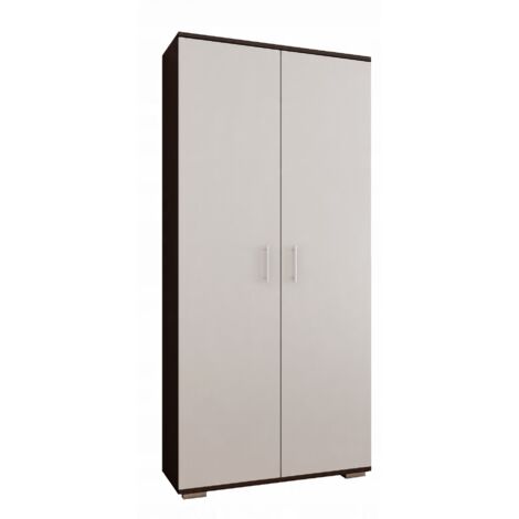 Armadio CALIFORNIA 4 ripiani D2 80cm WENGE BIANCO