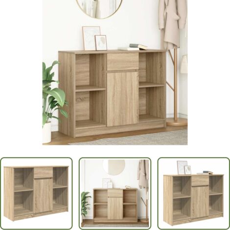Armadio con ante -  Credenza con Cassetto Rovere Sonoma 101x35x76 cm in Truciolato
