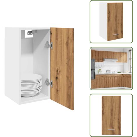Armadio cucina - vidaXL Mobile Pensile “Lyon” Rovere Artigianale 30x31x60 cm - Armadio per la casa