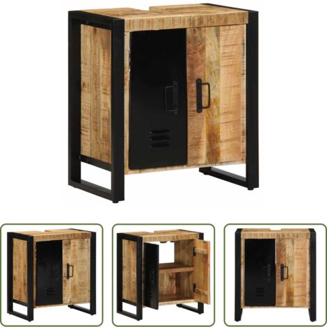 Armadio da bagno -  Mobile da Bagno Marrone 55 x 35 x 60 cm Legno di mango massello