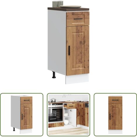 Armadio da cucina -  Base da Cucina Porto Legno Antico in Legno Multistrato
