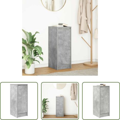 Armadio da cucina - Credenza Grigio Cemento 29,5x34x76 cm in Legno Multistrato