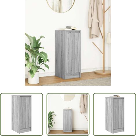 Armadio da cucina - Credenza Grigio Sonoma 29,5x34x76 cm in Legno Multistrato