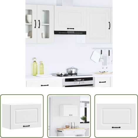 Armadio da cucina -  Pensile da Cucina Kalmar Bianco in Legno Multistrato