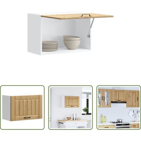 Armadio da cucina -  Pensile da Cucina Lucca Rovere Artigianale in Legno Multistrato