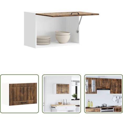 Armadio da cucina -  Pensile da Cucina Lucca Rovere Fumo in Legno Multistrato