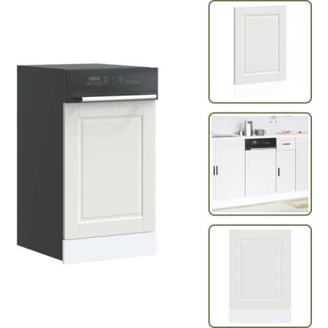 Armadio da cucina - vidaXL Pannello Lavastoviglie Porto Bianco 45x1,5x67 cm in Truciolato - Protezione lavastoviglie