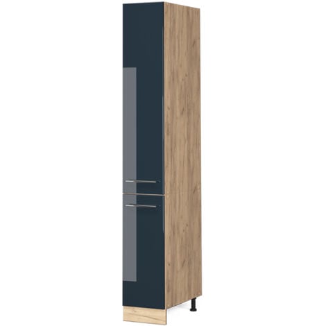 Armadio da farmacia Fame-Line, Blu scuro lucido, 30 cm, Vicco
