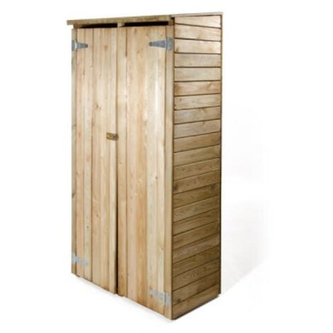 Armadio da giardino in legno impregnato 177h cm