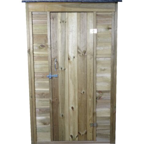 Armadio da Giardino in Legno Trattato 12 mm 111x64x186