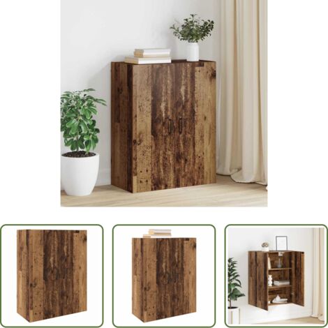 Armadio da parete -  Armadietto a muro Legno vecchio 69,5 x 34 x 90 cm