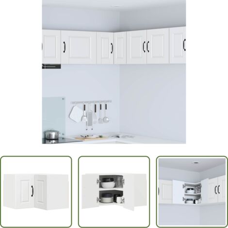 Armadio da parete -  Mobile da cucina Bianco 57 x 57 x 40 cm Legno multistrato