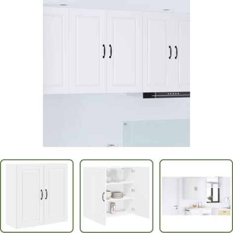 Armadio da parete -  Mobile da cucina Bianco 80 x 31 x 80 cm Legno multistrato