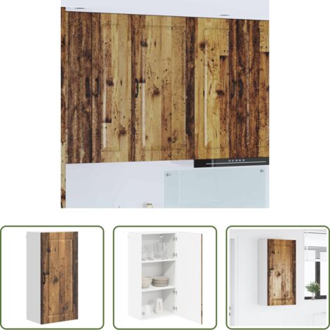 Armadio da parete -  Mobile da cucina Kalmar Legno vecchio 50 x 31 x 100 cm