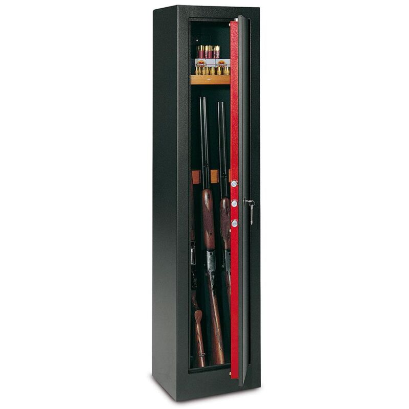Armadio Di Sicurezza Per Pistole e Munizioni Con 3 Ripiani Technomax 1560x365x320mm