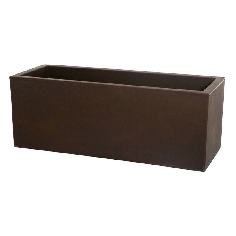 Fioriera Rettangolare Bronzo 60x24,5 Cm H 24,5 Mod. Schio Cassa