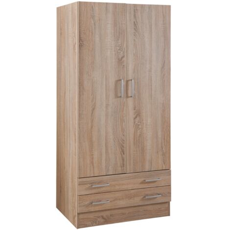 ARMADIO DUE ANTE LINEA 'ESPRESSO' cm. 46 x 82 x h.184 - bian