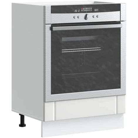 Armadio Forno Lucca Bianco in Legno Multistrato vidaXL
