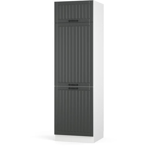 Armadio frigorifero Fame-Line, Antracite casa di campagna, 60 cm, Vicco