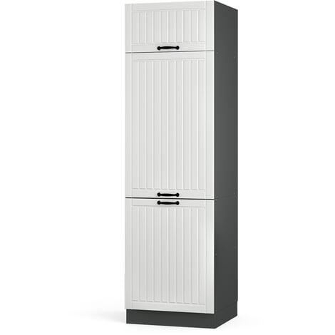 Armadio frigorifero Fame-Line, Bianco casa di campagna, 60 cm, Vicco