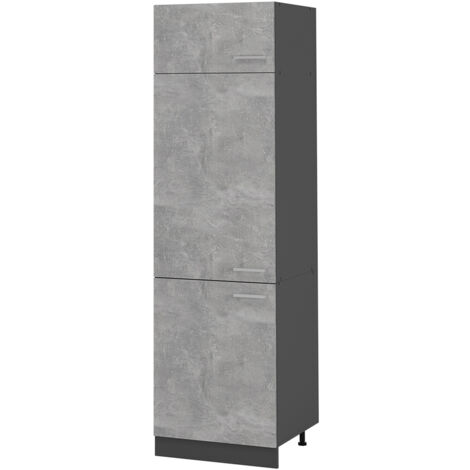 Armadio frigorifero R-Line, Calcestruzzo, 60 cm, Vicco