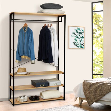 IDMARKET Armadio grande L. 100 cm DETROIT design industriale