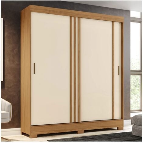 BEFARA ARMADIO GUARDAROBA AUROR - Beige / Grigio