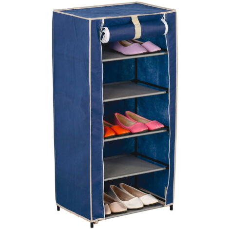 ARMADIO GUARDAROBA BRIXO SCARPIERA SLIM 44X30X89CM