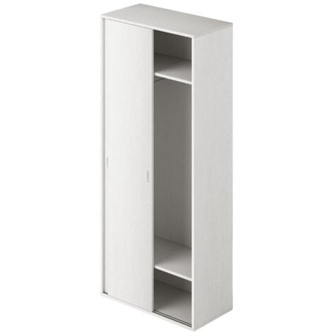 Armadio guardaroba camera da letto due ante in legno