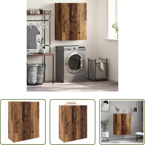 Armadio in legno -  Armadietto a muro Legno vecchio 69,5 x 34 x 90 cm
