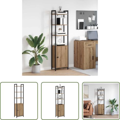 Armadio in legno -  Armadio per Libri Rovere artigianale 40 x 24 x 161 cm