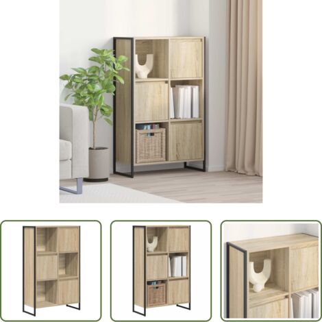 Armadio in legno -  Armadio per Libri Sonoma 68 x 30 x 108.5 cm Legno multistrato