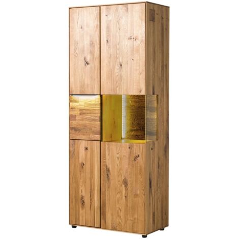 Armadio in legno di quercia 80x43x200 oliato naturale WIEN 240