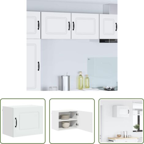 Armadio in legno -  Mobile da cucina Kalmar Bianco 50 x 31 x 40 cm