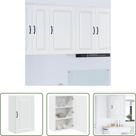 Armadio in legno -  Mobile da cucina Kalmar Bianco 50 x 31 x 80 cm