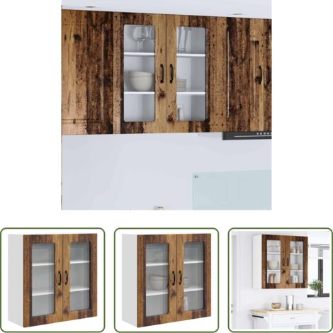 Armadio in legno -  Mobile da cucina Kalmar Legno vecchio 80 x 31 x 80 cm
