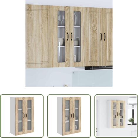 Armadio in legno -  Mobile da cucina Kalmar Rovere Sonoma 60 x 31 x 100 cm
