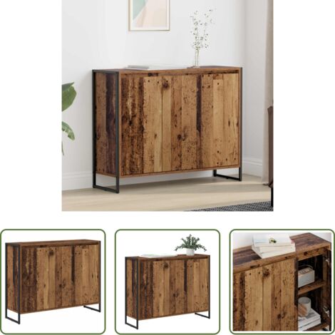 Armadio in legno -  Mobile laterale Legno vecchio 96,5 x 30 x 75 cm