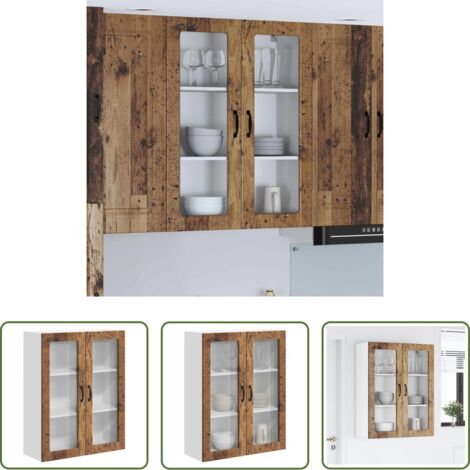 Armadio in legno -  Pensile cucina Legno vecchio 80 x 31 x 100 cm Legno multistrato