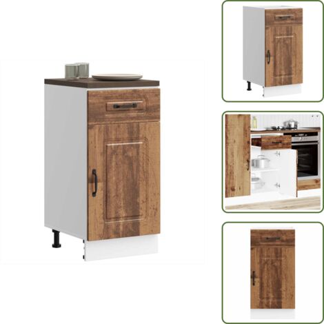 Armadio in legno - vidaXL Base da Cucina Kalmar Legno Vecchio in Legno Multistrato - Armadio in truciolato