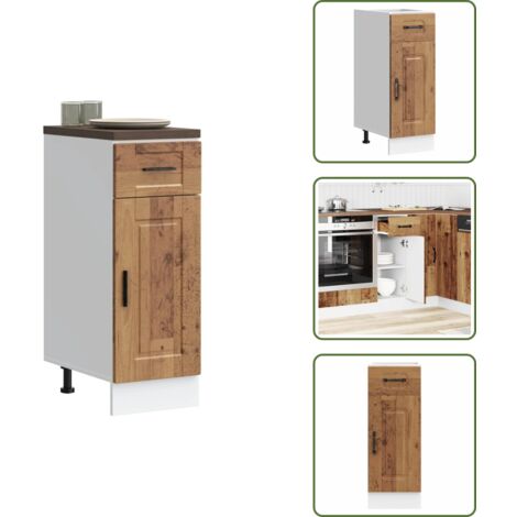 Armadio in legno - vidaXL Base da Cucina Porto Legno Antico in Legno Multistrato - Base in legno